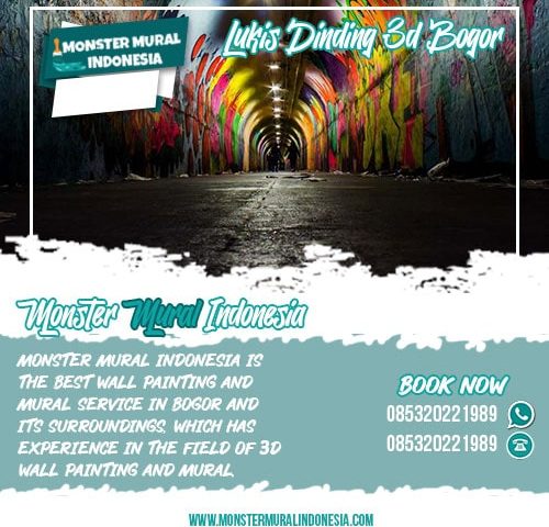 Lukis dinding 3D Bogor