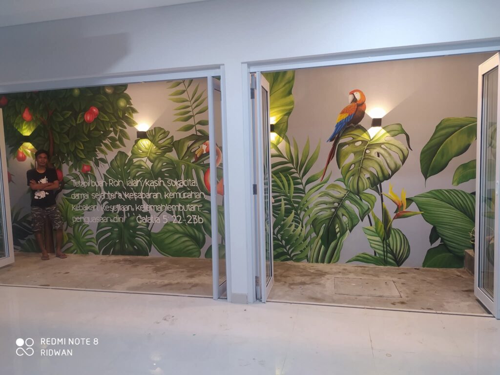Mural Tropikal 